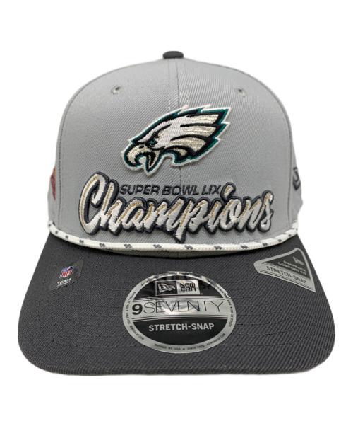 New Era（ニューエラ）New Era (ニューエラ) NFL (エヌエフエル) キャップ　SUPER BOWL LIX CHAMPIONS グレー サイズ:9SEVENTYの古着・服飾アイテム