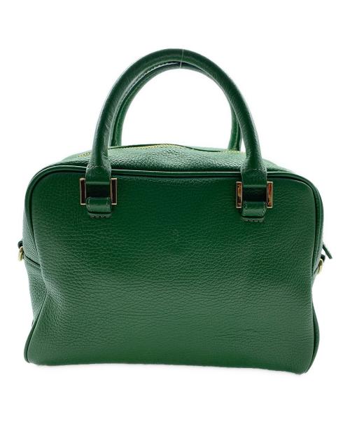 ZAKKA BOX（ザッカボックス）ZAKKA BOX (ザッカボックス) 2WAYレザーショルダーバッグ グリーンの古着・服飾アイテム