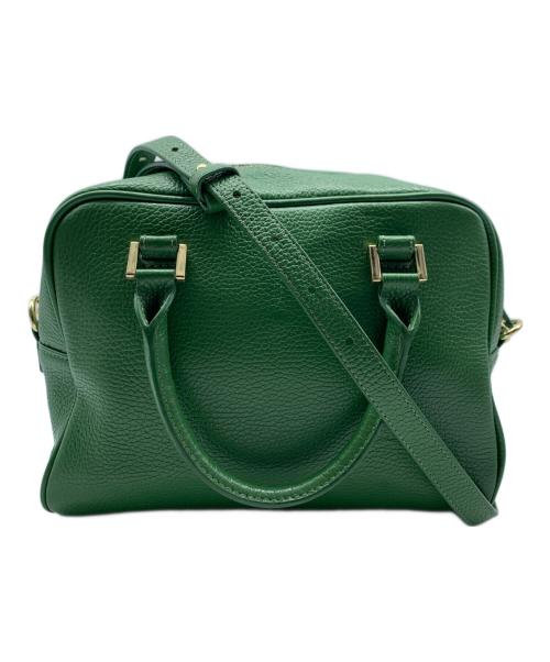 ZAKKA BOX（ザッカボックス）ZAKKA BOX (ザッカボックス) 2WAYレザーショルダーバッグ グリーンの古着・服飾アイテム
