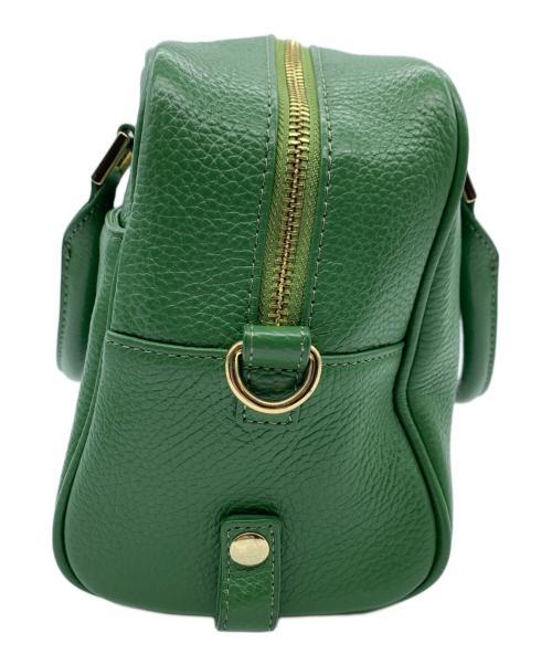 ZAKKA BOX（ザッカボックス）ZAKKA BOX (ザッカボックス) 2WAYレザーショルダーバッグ グリーンの古着・服飾アイテム