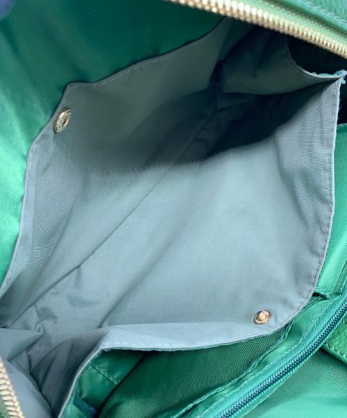 ZAKKA BOX（ザッカボックス）ZAKKA BOX (ザッカボックス) 2WAYレザーショルダーバッグ グリーンの古着・服飾アイテム