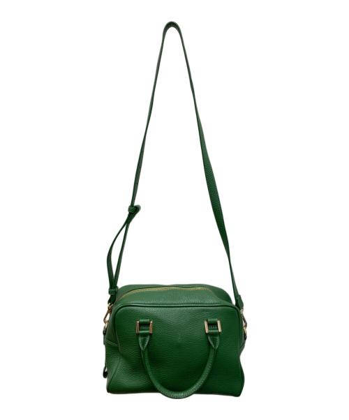 ZAKKA BOX（ザッカボックス）ZAKKA BOX (ザッカボックス) 2WAYレザーショルダーバッグ グリーンの古着・服飾アイテム