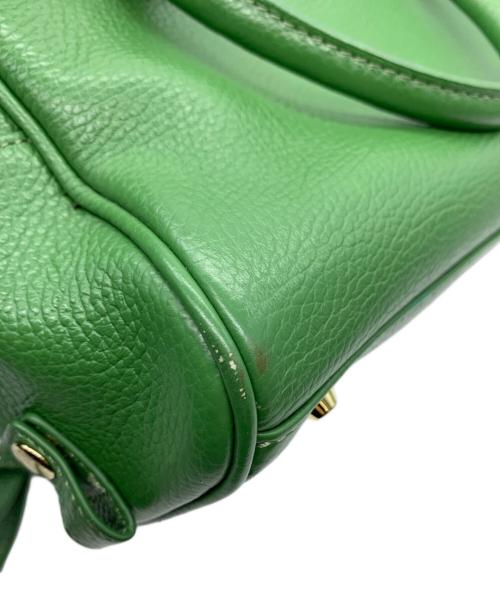 ZAKKA BOX（ザッカボックス）ZAKKA BOX (ザッカボックス) 2WAYレザーショルダーバッグ グリーンの古着・服飾アイテム