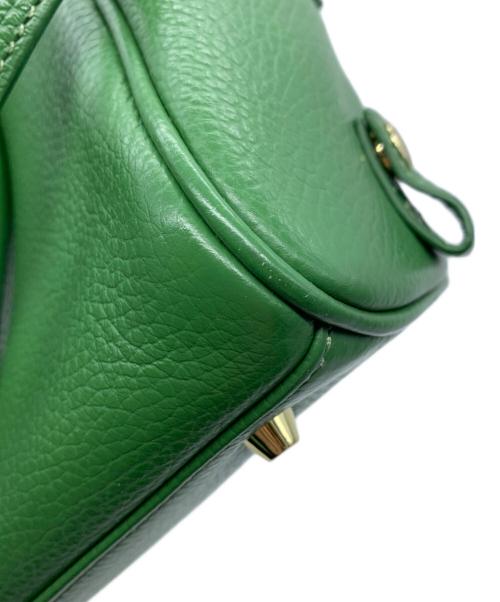 ZAKKA BOX（ザッカボックス）ZAKKA BOX (ザッカボックス) 2WAYレザーショルダーバッグ グリーンの古着・服飾アイテム