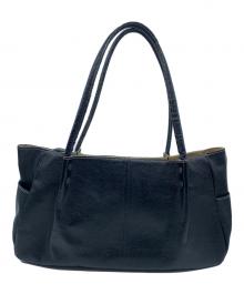 LILY（リリィ）の古着「レザートートバッグ」｜ブラック