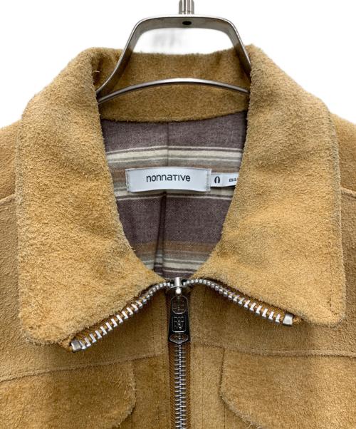 nonnative（ノンネイティブ）nonnative (ノンネイティブ) スゥエードレザージャケット ベージュの古着・服飾アイテム
