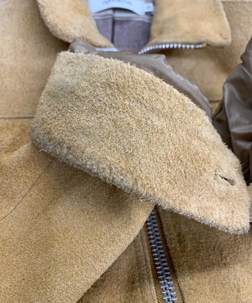 nonnative（ノンネイティブ）nonnative (ノンネイティブ) スゥエードレザージャケット ベージュの古着・服飾アイテム