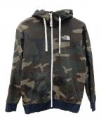 THE NORTH FACEザ ノース フェイス）の古着「ジップパーカー」｜グリーン