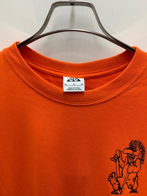 NIKE ACG（ナイキエーシージー）NIKE ACG (ナイキエーシージー) 半袖カットソー オレンジ サイズ:XL 未使用品の古着・服飾アイテム