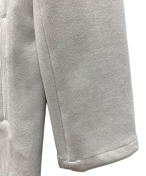 Acuta（アクータ）Acuta (アクータ) フェイクスエードVネックコート ライトグレー サイズ:FREEの古着・服飾アイテム