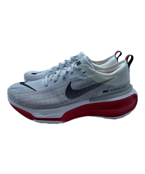 NIKE（ナイキ）NIKE (ナイキ) ZoomX Invincible Run Flyknit 3 ホワイト×レッド サイズ:27.5 未使用品の古着・服飾アイテム