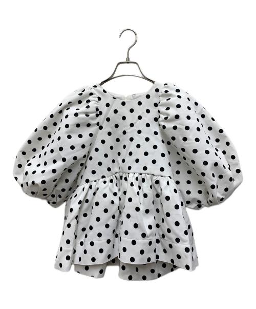 Bibiy.（ビビィ）Bibiy. (ビビィ) ワンピース ホワイト×ブラック サイズ:Fの古着・服飾アイテム