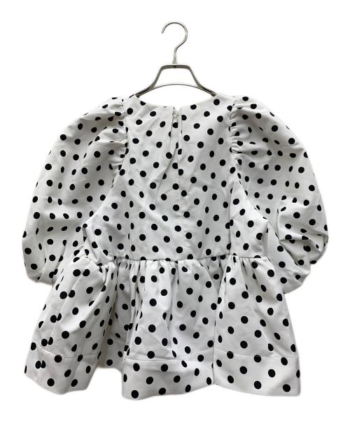 Bibiy.（ビビィ）Bibiy. (ビビィ) ワンピース ホワイト×ブラック サイズ:Fの古着・服飾アイテム