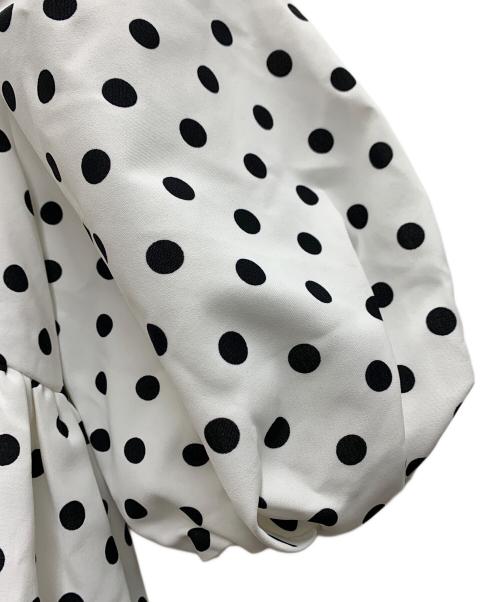 Bibiy.（ビビィ）Bibiy. (ビビィ) ワンピース ホワイト×ブラック サイズ:Fの古着・服飾アイテム