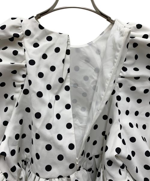 Bibiy.（ビビィ）Bibiy. (ビビィ) ワンピース ホワイト×ブラック サイズ:Fの古着・服飾アイテム