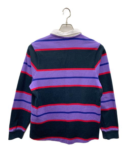 NIKE（ナイキ）NIKE (ナイキ) ラガーシャツ ブラック×パープル サイズ:Lの古着・服飾アイテム