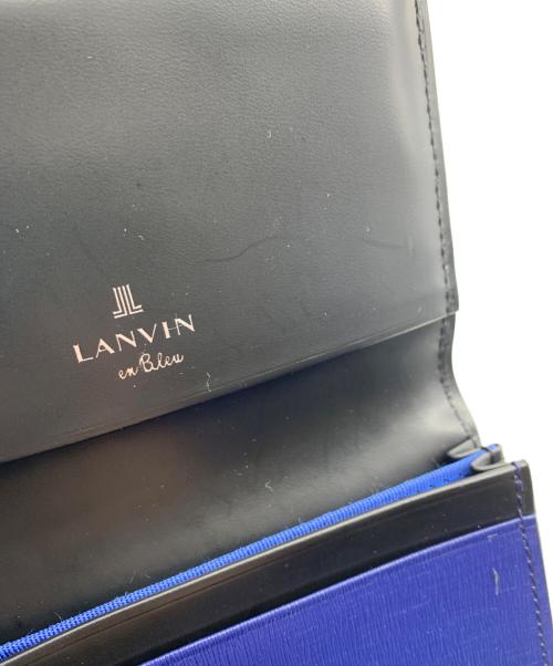 LANVIN en Bleu（ランバンオンブルー）LANVIN en Bleu (ランバンオンブルー) 名刺入れ ブルーの古着・服飾アイテム
