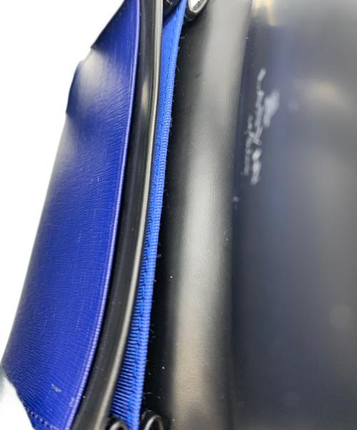 LANVIN en Bleu（ランバンオンブルー）LANVIN en Bleu (ランバンオンブルー) 名刺入れ ブルーの古着・服飾アイテム