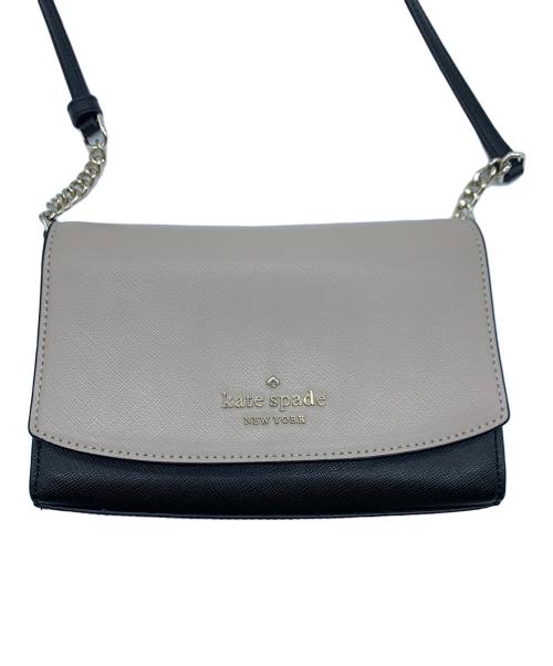Kate Spade（ケイトスペード）Kate Spade (ケイトスペード) ショルダーバッグ ピンク×ブラックの古着・服飾アイテム
