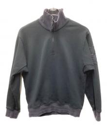 STONE ISLAND（ストーンアイランド）の古着「ハーフジップスウェット」｜ブラック