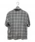 Schott (ショット) 半袖シャツ ライトグレー×ホワイト サイズ:M：8000円