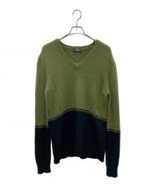 GABRIELE PASINI（ガブリエレパジーニ）の古着「セーター」｜グリーン×ブラック