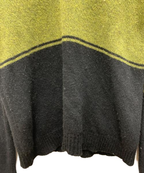 GABRIELE PASINI（ガブリエレパジーニ）GABRIELE PASINI (ガブリエレパジーニ) セーター グリーン×ブラック サイズ:Mの古着・服飾アイテム