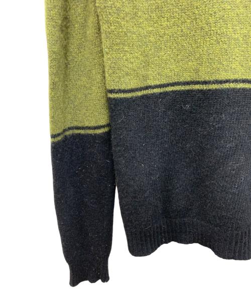 GABRIELE PASINI（ガブリエレパジーニ）GABRIELE PASINI (ガブリエレパジーニ) セーター グリーン×ブラック サイズ:Mの古着・服飾アイテム
