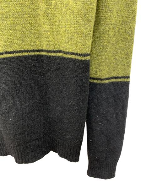 GABRIELE PASINI（ガブリエレパジーニ）GABRIELE PASINI (ガブリエレパジーニ) セーター グリーン×ブラック サイズ:Mの古着・服飾アイテム