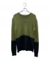 GABRIELE PASINI（ガブリエレパジーニ）の古着「セーター」｜グリーン×ブラック