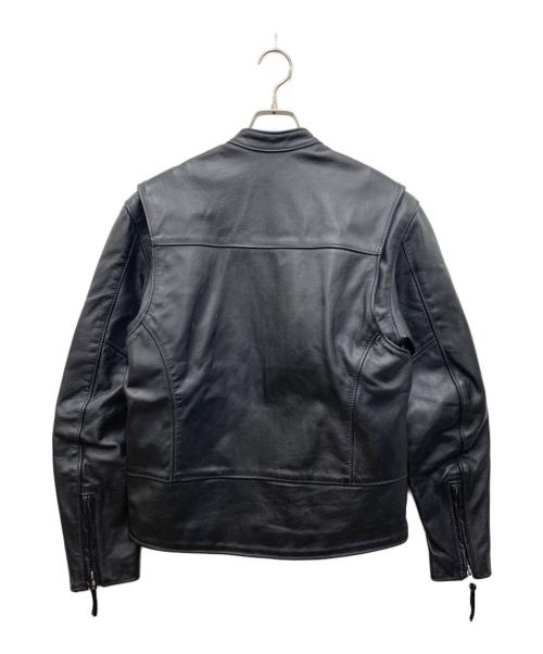 HARLEY-DAVIDSON（ハーレーダビッドソン）HARLEY-DAVIDSON (ハーレーダビッドソン) シングルライダースジャケット ブラック サイズ:Sの古着・服飾アイテム