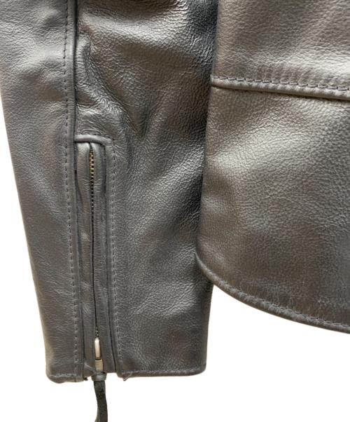 HARLEY-DAVIDSON（ハーレーダビッドソン）HARLEY-DAVIDSON (ハーレーダビッドソン) シングルライダースジャケット ブラック サイズ:Sの古着・服飾アイテム
