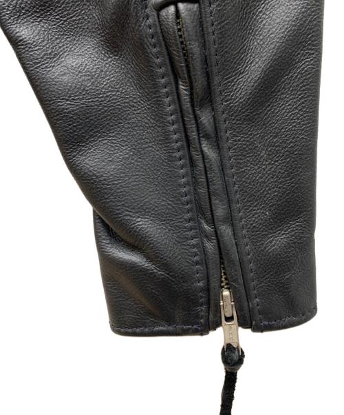 HARLEY-DAVIDSON（ハーレーダビッドソン）HARLEY-DAVIDSON (ハーレーダビッドソン) シングルライダースジャケット ブラック サイズ:Sの古着・服飾アイテム