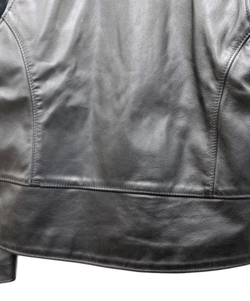 HARLEY-DAVIDSON（ハーレーダビッドソン）HARLEY-DAVIDSON (ハーレーダビッドソン) シングルライダースジャケット ブラック サイズ:Sの古着・服飾アイテム