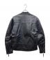 HARLEY-DAVIDSON (ハーレーダビッドソン) シングルライダースジャケット ブラック サイズ:S：20000円