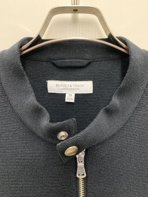BEAUTY&YOUTH（ビューティーアンドユース）BEAUTY&YOUTH (ビューティーアンドユース) ジップブルゾン ブラック サイズ:Mの古着・服飾アイテム