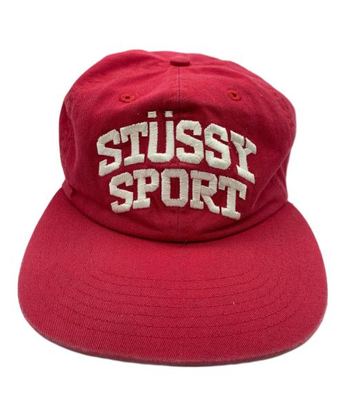stussy sport（ステューシー スポーツ）stussy sport (ステューシー スポーツ) キャップ レッド サイズ:OSの古着・服飾アイテム