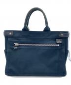 PORTER GIRLポーターガール）の古着「キャンバスミニトートバッグ」｜ネイビー