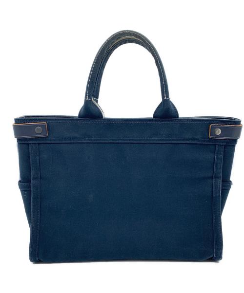 PORTER GIRL（ポーターガール）PORTER GIRL (ポーターガール) キャンバスミニトートバッグ ネイビーの古着・服飾アイテム