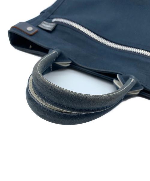 PORTER GIRL（ポーターガール）PORTER GIRL (ポーターガール) キャンバスミニトートバッグ ネイビーの古着・服飾アイテム