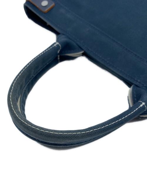 PORTER GIRL（ポーターガール）PORTER GIRL (ポーターガール) キャンバスミニトートバッグ ネイビーの古着・服飾アイテム