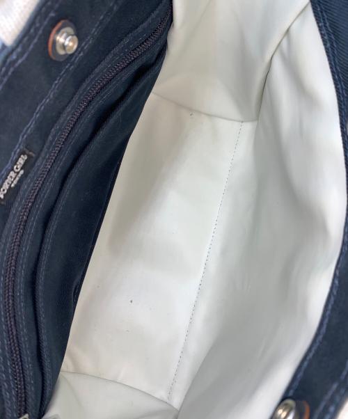 PORTER GIRL（ポーターガール）PORTER GIRL (ポーターガール) キャンバスミニトートバッグ ネイビーの古着・服飾アイテム