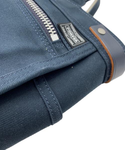 PORTER GIRL（ポーターガール）PORTER GIRL (ポーターガール) キャンバスミニトートバッグ ネイビーの古着・服飾アイテム