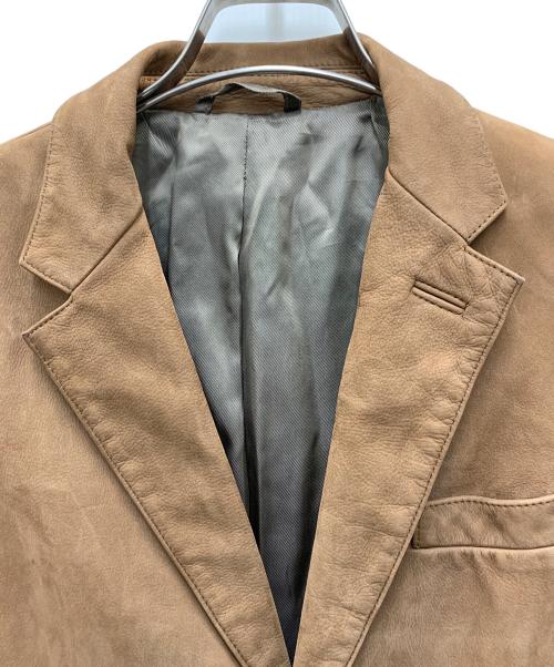 BANANA REPUBLIC（バナナリパブリック）BANANA REPUBLIC (バナナリパブリック) ヌバックレザージャケット ブラウン サイズ:Lの古着・服飾アイテム