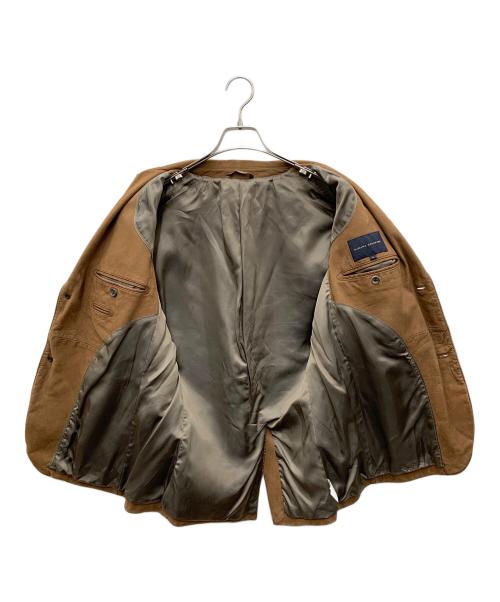 BANANA REPUBLIC（バナナリパブリック）BANANA REPUBLIC (バナナリパブリック) ヌバックレザージャケット ブラウン サイズ:Lの古着・服飾アイテム