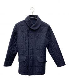 dunhill（ダンヒル）の古着「キルティングコート」｜ネイビー