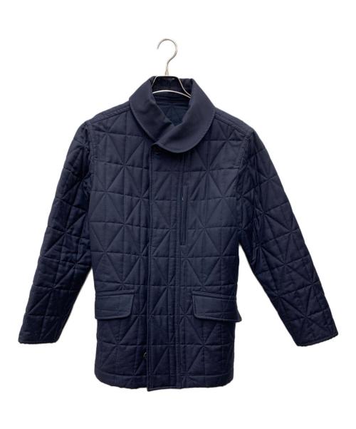 dunhill（ダンヒル）dunhill (ダンヒル) キルティングコート ネイビー サイズ:Mの古着・服飾アイテム