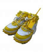 NIKE×OFFWHITEナイキ×オフホワイト）の古着「Air Force 1 Mid SP LTHR」｜イエロー×ホワイト