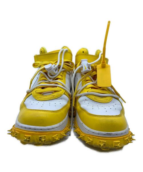NIKE（ナイキ）NIKE (ナイキ) OFFWHITE (オフホワイト) Air Force 1 Mid SP LTHR イエロー×ホワイト サイズ:27.5の古着・服飾アイテム