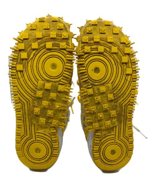 NIKE（ナイキ）NIKE (ナイキ) OFFWHITE (オフホワイト) Air Force 1 Mid SP LTHR イエロー×ホワイト サイズ:27.5の古着・服飾アイテム